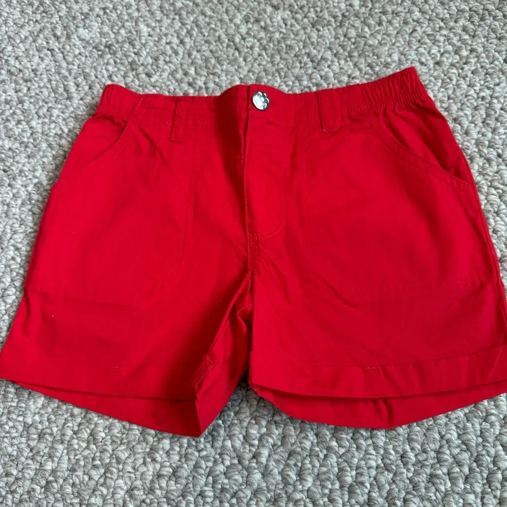 365 Kids‎ by Genuine Kids Red Cotton Shorts Size 7 Elastic Waist